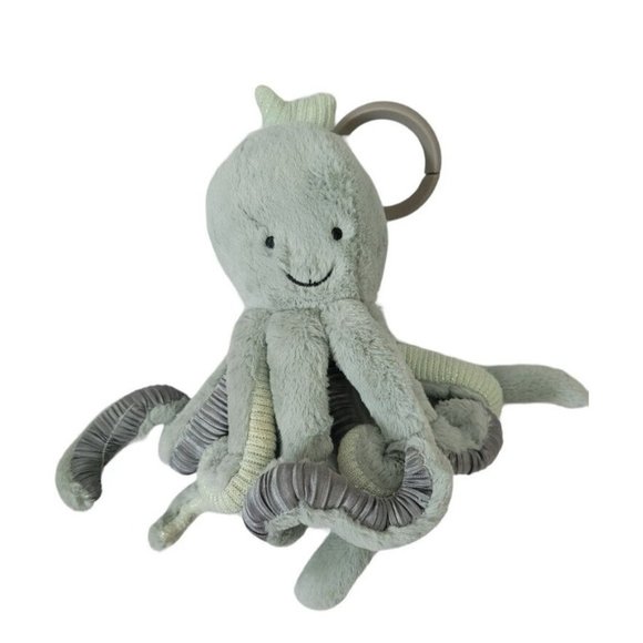 Jellycat Odyssey Odell (Green Version) Octopus 12" Plush Activity Crinkle Toy - Picture 5 of 9